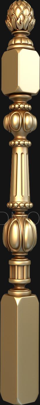 نموذج ثلاثي الأبعاد لآلة CNC الركائز 