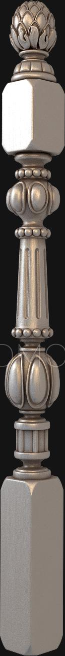 نموذج ثلاثي الأبعاد لآلة CNC الركائز 