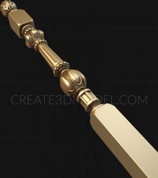 نموذج ثلاثي الأبعاد لآلة CNC الركائز 