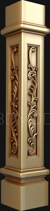 نموذج ثلاثي الأبعاد لآلة CNC الركائز 