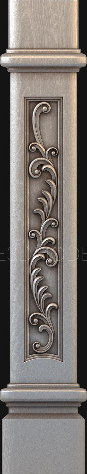 نموذج ثلاثي الأبعاد لآلة CNC الركائز 