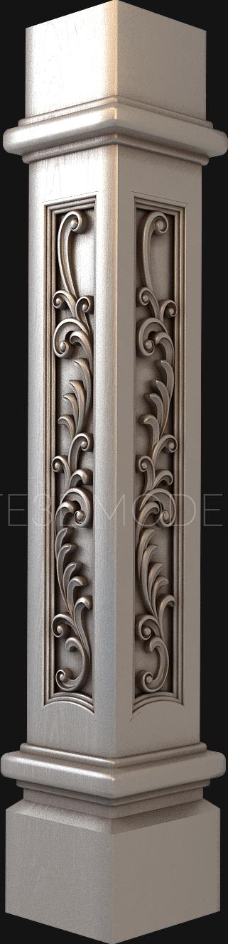 نموذج ثلاثي الأبعاد لآلة CNC الركائز 