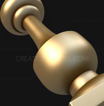 نموذج ثلاثي الأبعاد لآلة CNC الركائز 