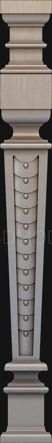 نموذج ثلاثي الأبعاد لآلة CNC الركائز 