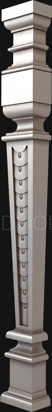 نموذج ثلاثي الأبعاد لآلة CNC الركائز 