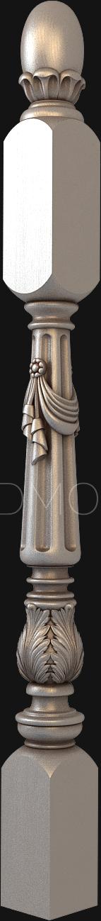 نموذج ثلاثي الأبعاد لآلة CNC الركائز 