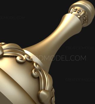 نموذج ثلاثي الأبعاد لآلة CNC الركائز 