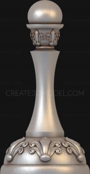 نموذج ثلاثي الأبعاد لآلة CNC الركائز 