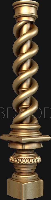 نموذج ثلاثي الأبعاد لآلة CNC الركائز 