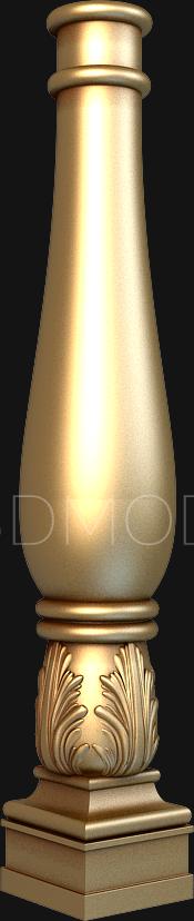 نموذج ثلاثي الأبعاد لآلة CNC الركائز 