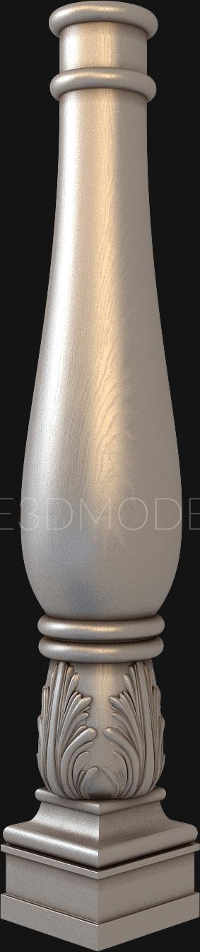 نموذج ثلاثي الأبعاد لآلة CNC الركائز 