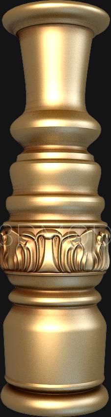 نموذج ثلاثي الأبعاد لآلة CNC الركائز 