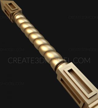 نموذج ثلاثي الأبعاد لآلة CNC الركائز 