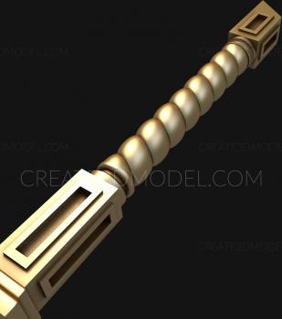 نموذج ثلاثي الأبعاد لآلة CNC الركائز 