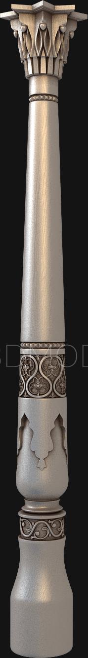 نموذج ثلاثي الأبعاد لآلة CNC الركائز 