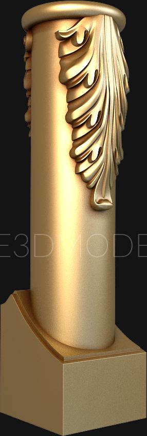 نموذج ثلاثي الأبعاد لآلة CNC الركائز 