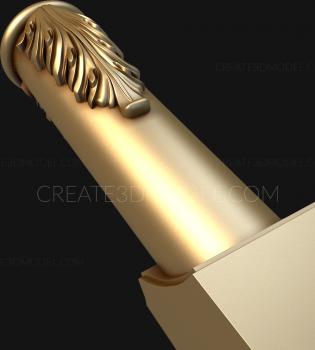 نموذج ثلاثي الأبعاد لآلة CNC الركائز 