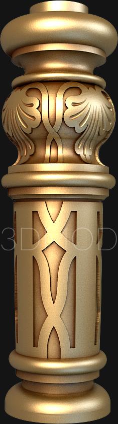 نموذج ثلاثي الأبعاد لآلة CNC الركائز 