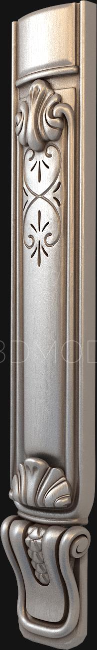 نموذج ثلاثي الأبعاد لآلة CNC الركائز 