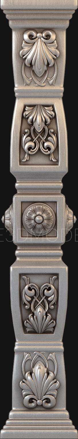 نموذج ثلاثي الأبعاد لآلة CNC الركائز 