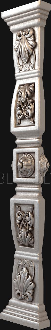 نموذج ثلاثي الأبعاد لآلة CNC الركائز 