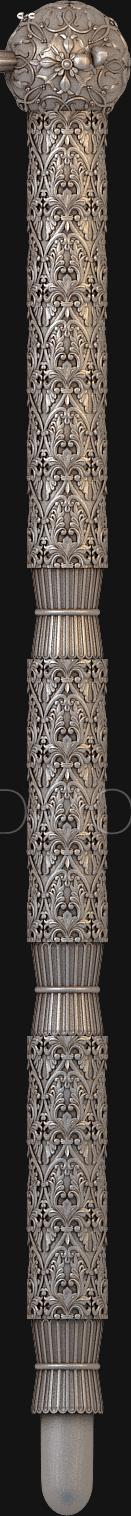 نموذج ثلاثي الأبعاد لآلة CNC الركائز 