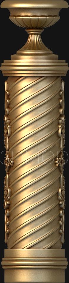 نموذج ثلاثي الأبعاد لآلة CNC الركائز 