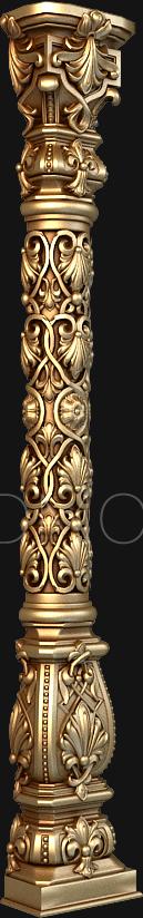 نموذج ثلاثي الأبعاد لآلة CNC الركائز 