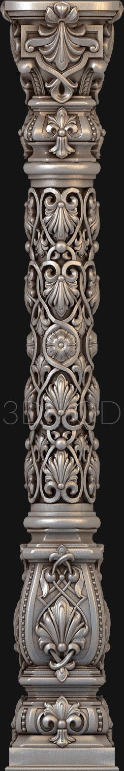 نموذج ثلاثي الأبعاد لآلة CNC الركائز 