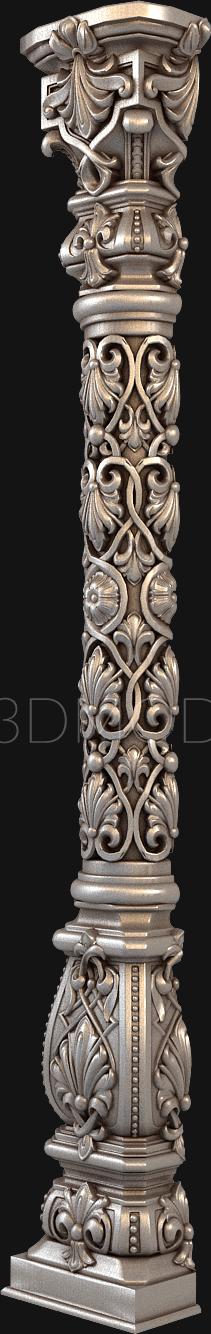 نموذج ثلاثي الأبعاد لآلة CNC الركائز 