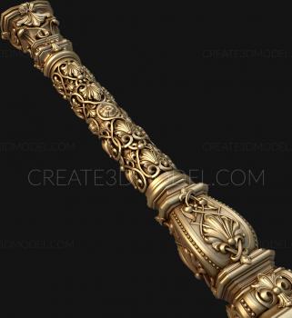 نموذج ثلاثي الأبعاد لآلة CNC الركائز 