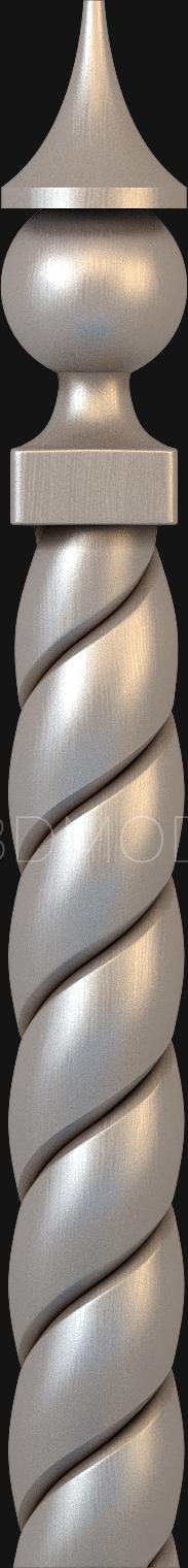 نموذج ثلاثي الأبعاد لآلة CNC الركائز 