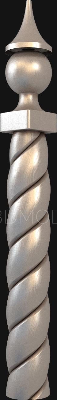 نموذج ثلاثي الأبعاد لآلة CNC الركائز 