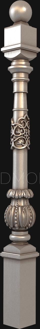 نموذج ثلاثي الأبعاد لآلة CNC الركائز 