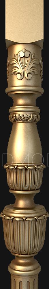 نموذج ثلاثي الأبعاد لآلة CNC الركائز 