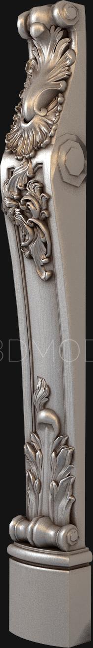 نموذج ثلاثي الأبعاد لآلة CNC الركائز 