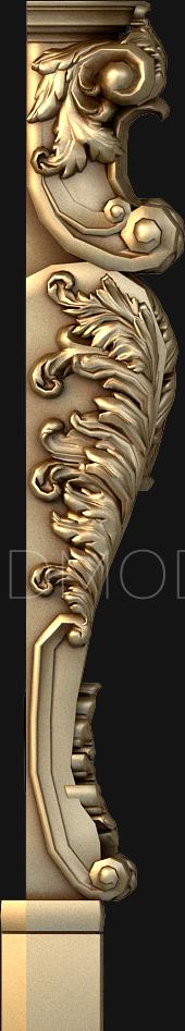 نموذج ثلاثي الأبعاد لآلة CNC الركائز 