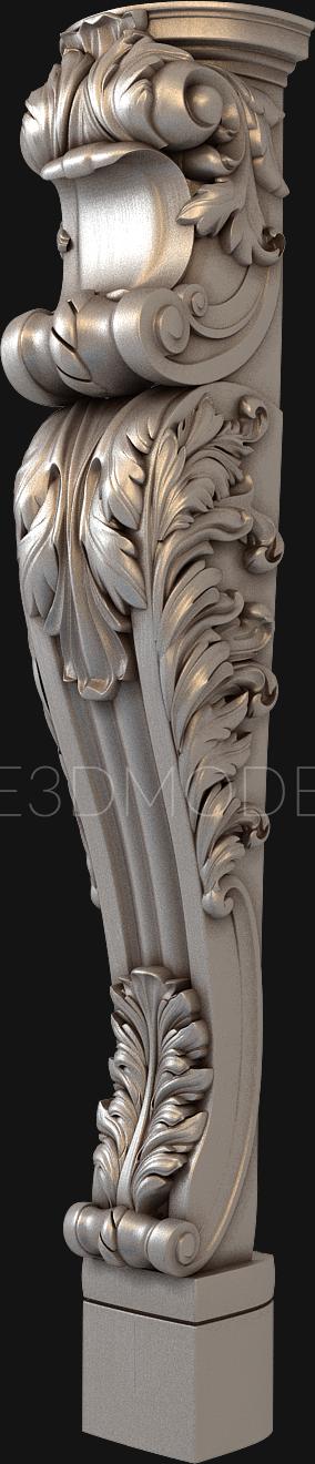 نموذج ثلاثي الأبعاد لآلة CNC الركائز 