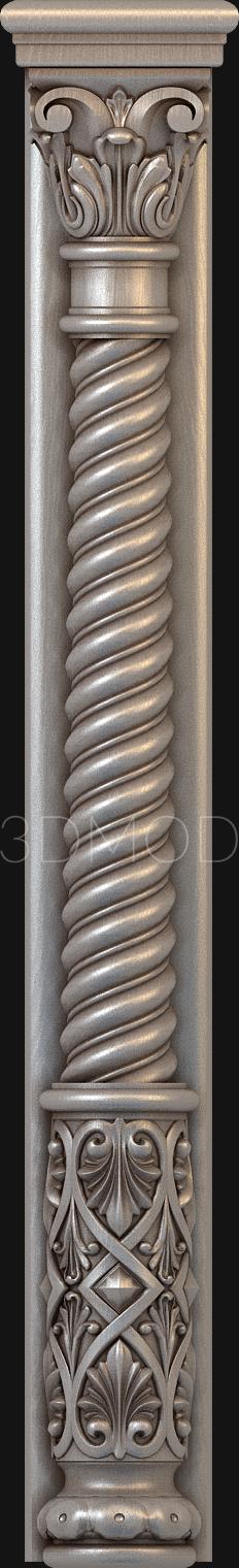 نموذج ثلاثي الأبعاد لآلة CNC الركائز 