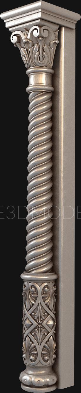 نموذج ثلاثي الأبعاد لآلة CNC الركائز 