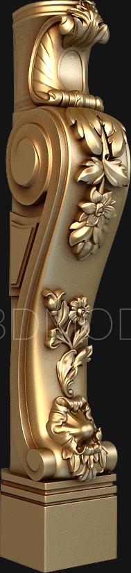 نموذج ثلاثي الأبعاد لآلة CNC الركائز 