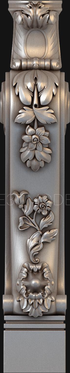 نموذج ثلاثي الأبعاد لآلة CNC الركائز 