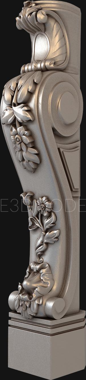 نموذج ثلاثي الأبعاد لآلة CNC الركائز 