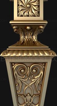 نموذج ثلاثي الأبعاد لآلة CNC الركائز 