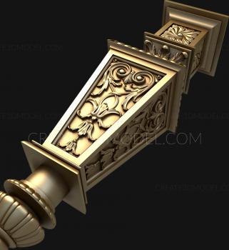 نموذج ثلاثي الأبعاد لآلة CNC الركائز 