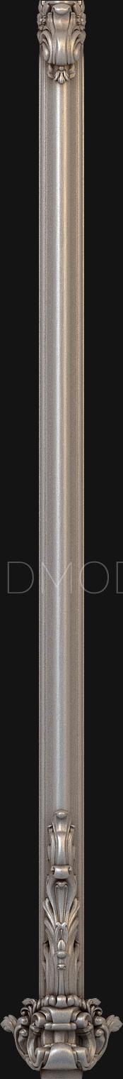 نموذج ثلاثي الأبعاد لآلة CNC الركائز 