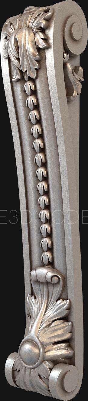 نموذج ثلاثي الأبعاد لآلة CNC الركائز 