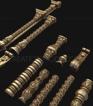 نموذج ثلاثي الأبعاد لآلة CNC الركائز 