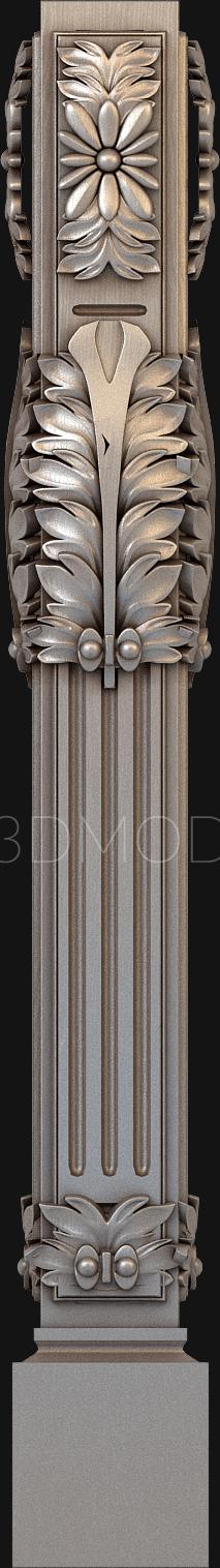 نموذج ثلاثي الأبعاد لآلة CNC الركائز 