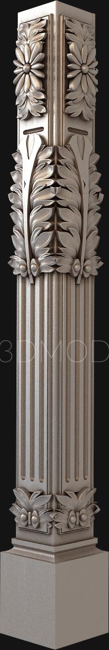 نموذج ثلاثي الأبعاد لآلة CNC الركائز 